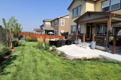Patio & Sod