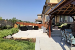 Concrete Patio & Pergola
