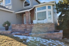 Front Patio Retaining Walls