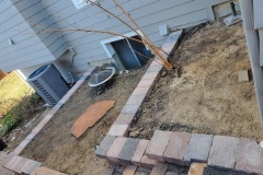Side Tiered Retaining Wall