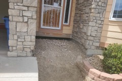 Front Walkway in Progress