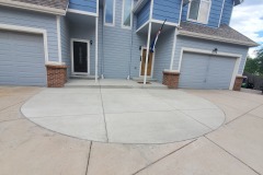 Front Entryway Concrete
