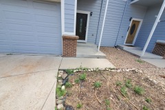 Before Front Entry Concrete