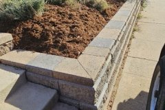 Retaining Wall & Mulch
